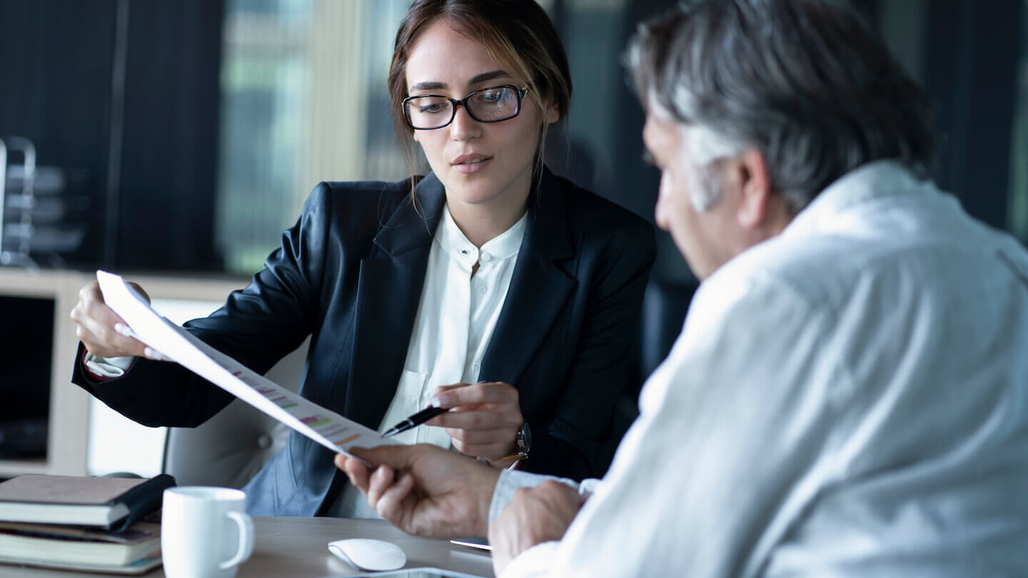 Individual working with Customer
