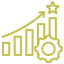 Icon representing improvements